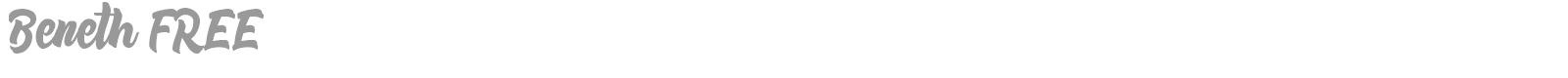 Beneth font preview